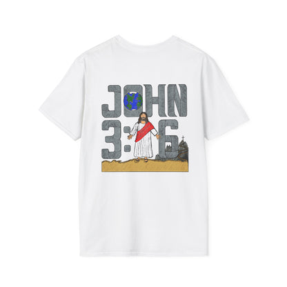 John 3:16 Christian T-Shirt — Jesus Graphic Faith Tee