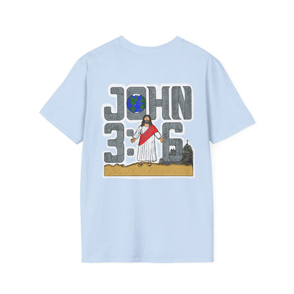 John 3:16 Christian T-Shirt — Jesus Graphic Faith Tee