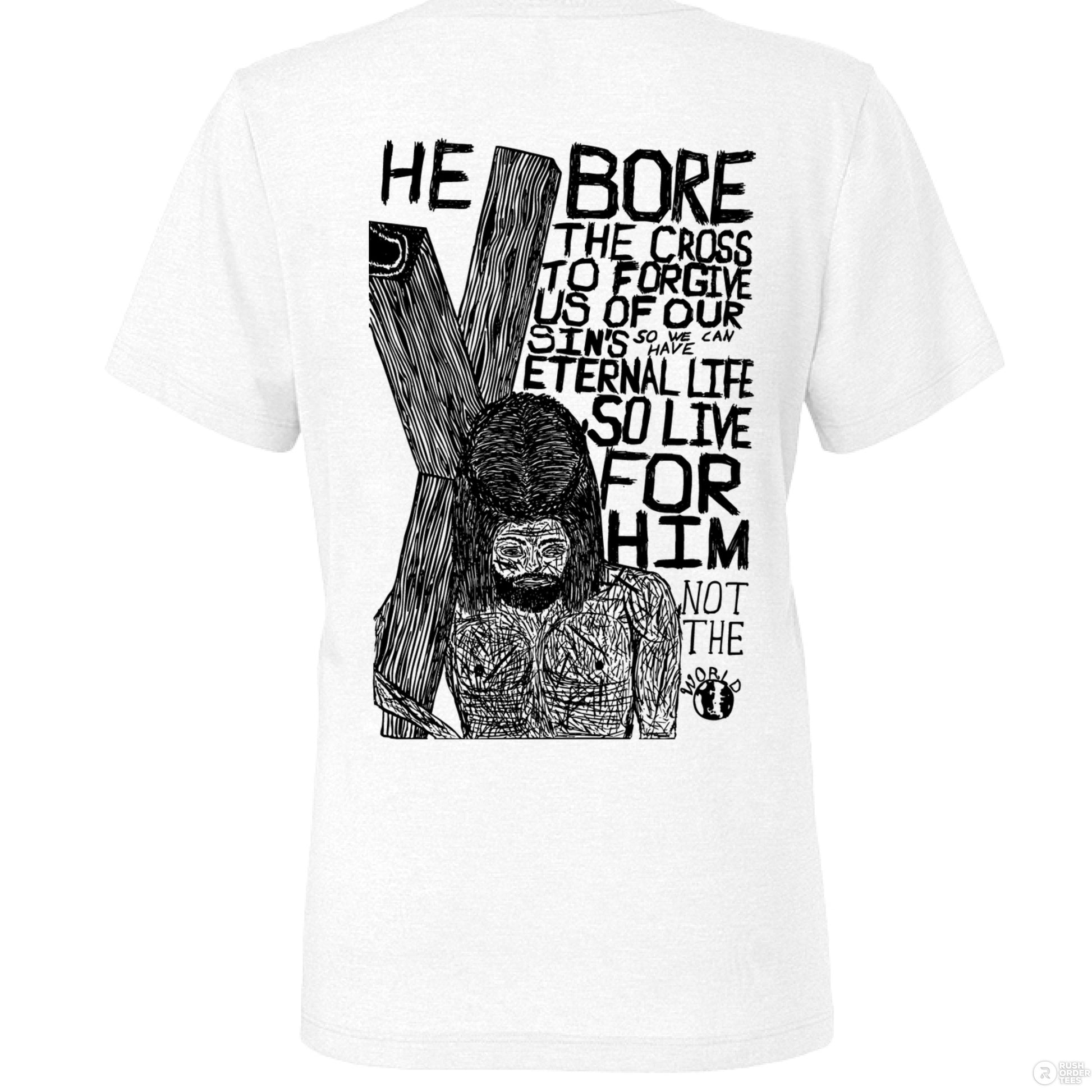 SOLID WHT TRIBELND - BACK