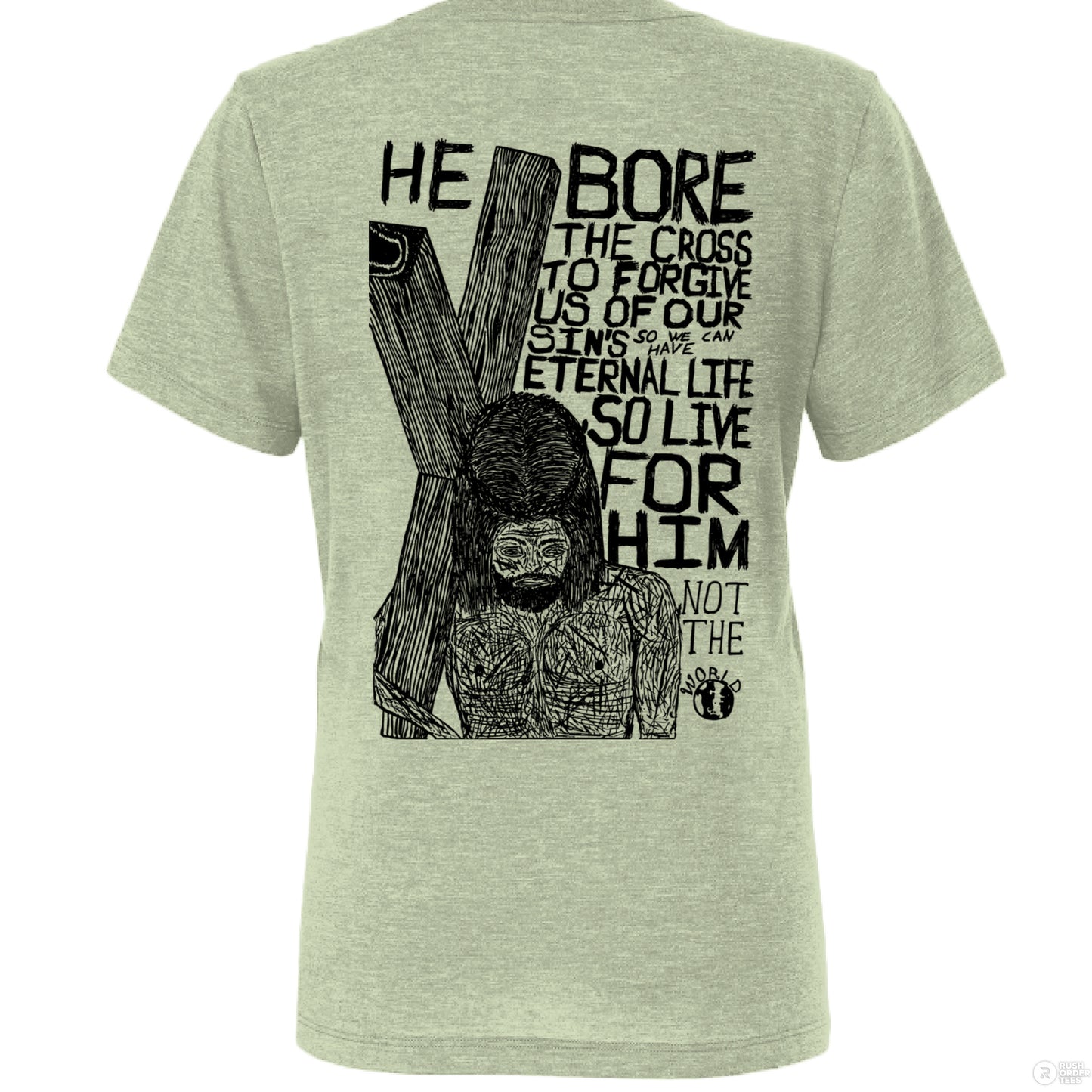 Spring Green Triblend - BACK