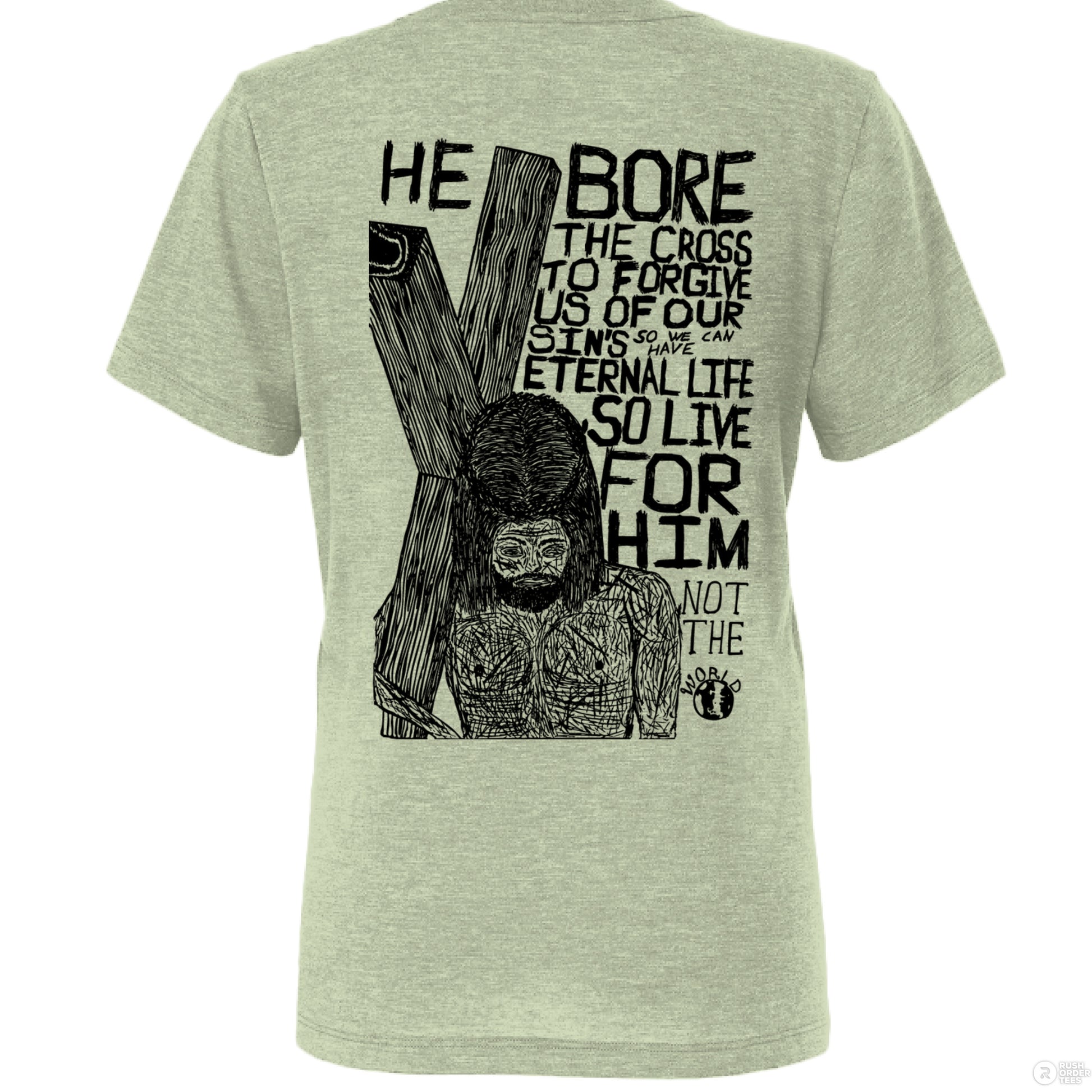 Spring Green Triblend - BACK