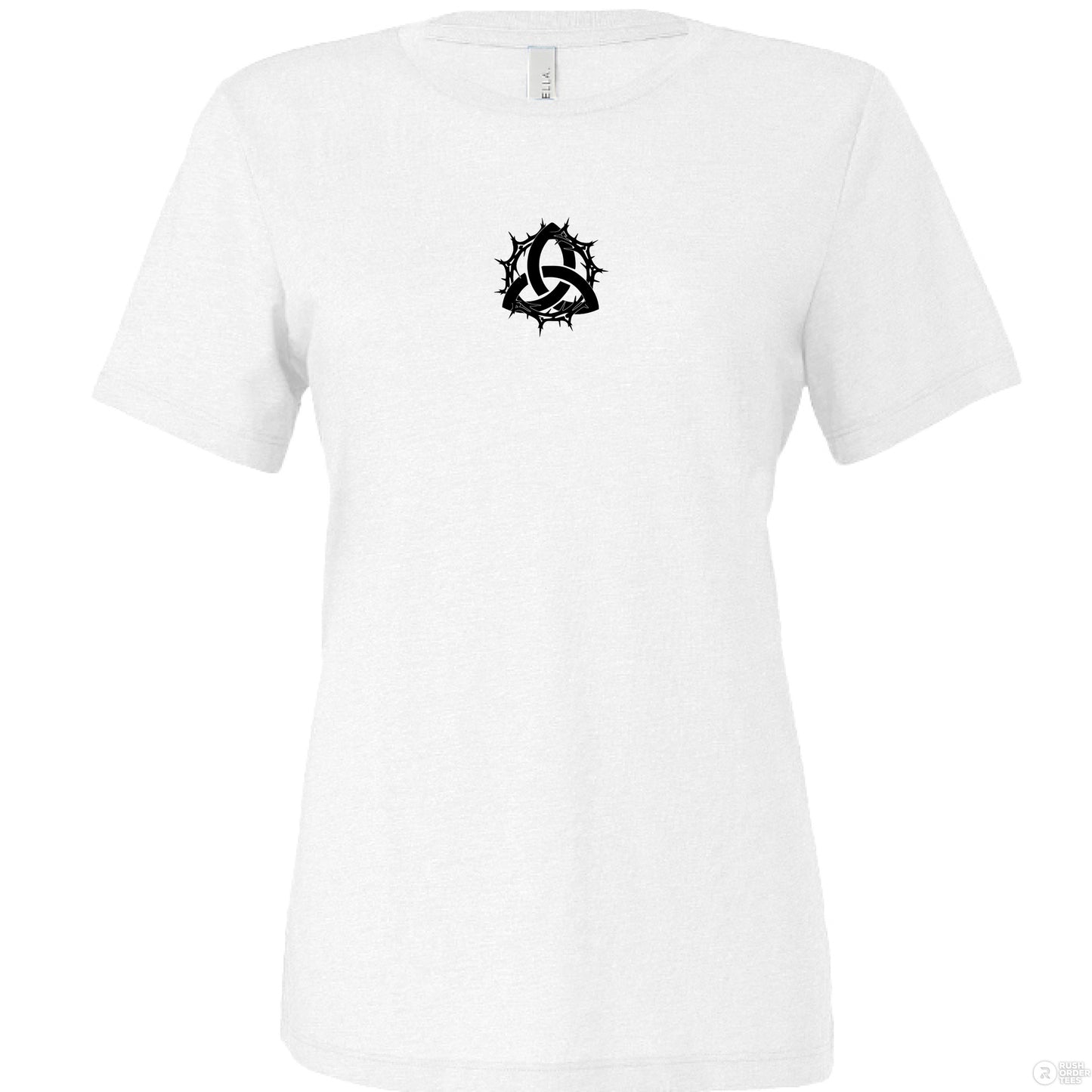 SOLID WHT TRIBELND - FRONT