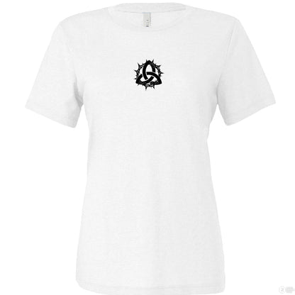 SOLID WHT TRIBELND - FRONT